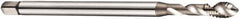 DORMER - M16x2.00 Metric Coarse 3 Flute 6H Bottoming Spiral Flute Tap - Cobalt, Bright Finish, 137mm OAL, Right Hand Flute, Right Hand Thread, Series E605 - USA Tool & Supply
