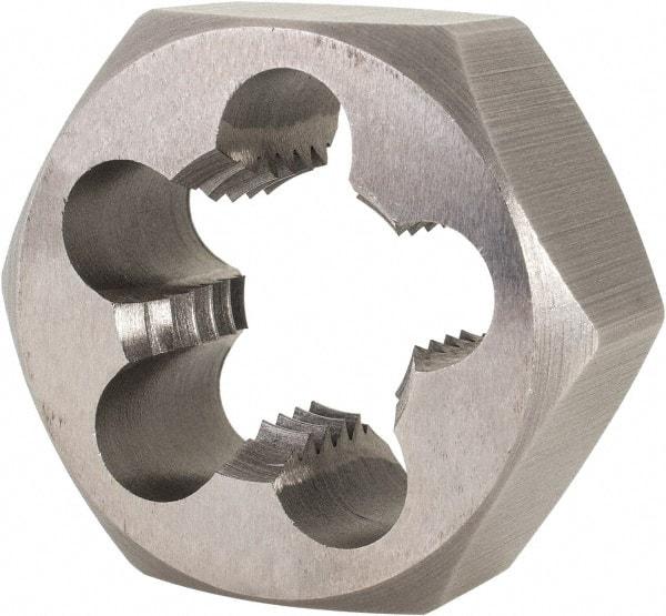 DORMER - M20x2.50 Metric Coarse Thread, Right Hand Thread, Hex Rethreading Die - High Speed Steel, Series F202 - Exact Industrial Supply