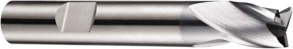 DORMER - 6mm Diam, 7mm LOC, 3 Flute Solid Carbide Keyway End Mill - Spiral Flute, AlCrN Finish, 6mm Shank Diam, 54mm OAL, 30° Helix, Centercutting - USA Tool & Supply