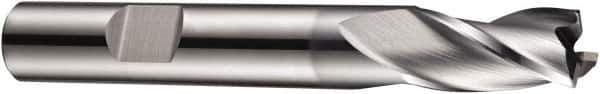 DORMER - 3mm Diam, 7mm LOC, 3 Flute Solid Carbide Keyway End Mill - Spiral Flute, AlCrN Finish, 6mm Shank Diam, 57mm OAL, 30° Helix, Centercutting - USA Tool & Supply