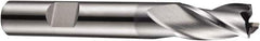 DORMER - 4mm Diam, 8mm LOC, 3 Flute Solid Carbide Keyway End Mill - Spiral Flute, AlCrN Finish, 6mm Shank Diam, 57mm OAL, 30° Helix, Centercutting - USA Tool & Supply