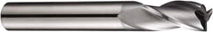 DORMER - 5mm Diam, 10mm LOC, 3 Flute Solid Carbide Keyway End Mill - Spiral Flute, AlCrN Finish, 6mm Shank Diam, 57mm OAL, 30° Helix, Centercutting - USA Tool & Supply