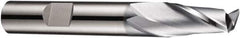 DORMER - 2mm Diam, 6mm LOC, 2 Flute Solid Carbide Keyway End Mill - Spiral Flute, AlCrN Finish, 6mm Shank Diam, 57mm OAL, 30° Helix, Centercutting - USA Tool & Supply