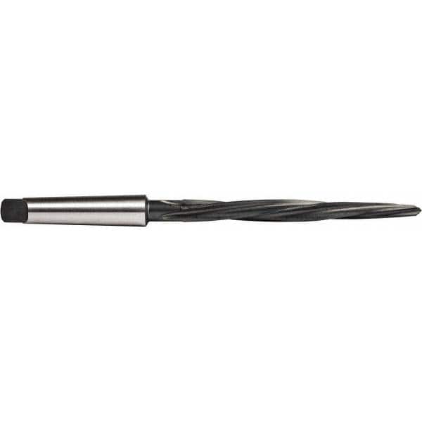 Union Butterfield - 1" Reamer Diam, 11/16" Small End Diam, 3MT Morse Taper Shank, 7-3/8" Flute, Bridge Reamer - USA Tool & Supply