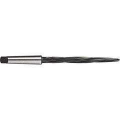 Union Butterfield - 1" Reamer Diam, 11/16" Small End Diam, 3MT Morse Taper Shank, 7-3/8" Flute, Bridge Reamer - USA Tool & Supply