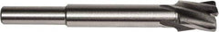 Union Butterfield - 1/4" Diam, 1/4" Shank, Diam, 4 Flutes, Straight Shank, Interchangeable Pilot Counterbore - 2-3/8" OAL, 1/2" Flute Length, Bright Finish, High Speed Steel, Aircraft Style - USA Tool & Supply