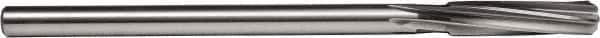 Union Butterfield - 17/64" High Speed Steel 6 Flute Chucking Reamer - Spiral Flute, 1/4" Straight Shank, 1-1/2" Flute Length, 6" OAL - USA Tool & Supply