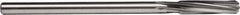 Union Butterfield - 17/64" High Speed Steel 6 Flute Chucking Reamer - Spiral Flute, 1/4" Straight Shank, 1-1/2" Flute Length, 6" OAL - USA Tool & Supply