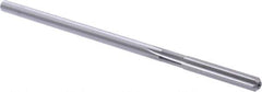 Union Butterfield - 1/4" High Speed Steel 6 Flute Chucking Reamer - Straight Flute, 0.24" Straight Shank, 1-1/2" Flute Length, 6" OAL - USA Tool & Supply