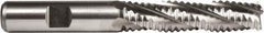 Union Butterfield - 1/2" Diam, 2" LOC, 4 Flute Cobalt Roughing & Finishing Square End Mill - Uncoated, 4" OAL, 1/2" Shank Diam, Weldon Shank, 30° Helix, Non-Centercutting, Long Length - USA Tool & Supply