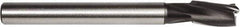 Union Butterfield - 1/4" Diam, 15/64" Shank, Diam, 3 Flutes, Straight Shank, Interchangeable Pilot Counterbore - 3-13/16" OAL, 3/4" Flute Length, Bright Finish, High Speed Steel, Aircraft Style - USA Tool & Supply