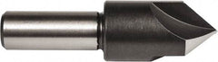 Union Butterfield - 1/4" Head Diam, 3/16" Shank Diam, 3 Flute 82° High Speed Steel Countersink - Bright Finish, 1-1/2" OAL, Single End, Straight Shank, Right Hand Cut - USA Tool & Supply