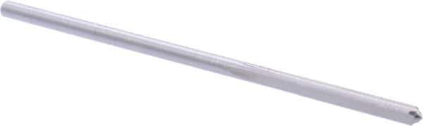 Union Butterfield - 1/8" High Speed Steel 4 Flute Chucking Reamer - Straight Flute, 0.119" Straight Shank, 7/8" Flute Length, 3-1/2" OAL - USA Tool & Supply