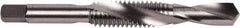 Union Butterfield - 5/16-18 UNC, 2-59/64" OAL, 0.266" Drill Diam x 49/64" Drill Length, Combination Drill & Tap - 2 Flutes, 15/16" Thread Length, Bright Finish, 2B - Exact Industrial Supply
