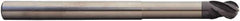 M.A. Ford - 5mm Diam, 7.5mm LOC, 4 Flute Solid Carbide Ball End Mill - ALtima Finish, Single End, 75mm OAL, 6mm Shank Diam, Spiral Flute - USA Tool & Supply