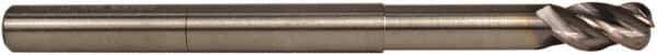 M.A. Ford - 12mm, 4 Flute, Single End, Solid Carbide, 4mm Corner Radius End Mill - 152mm OAL, 35/38° Helix, Right Hand Flute, 24mm LOC, Right Hand Cut, 62mm Extended Reach - USA Tool & Supply