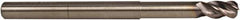 M.A. Ford - 12mm, 4 Flute, Single End, Solid Carbide, 1mm Corner Radius End Mill - 152mm OAL, 35/38° Helix, Right Hand Flute, 24mm LOC, Right Hand Cut, 62mm Extended Reach - USA Tool & Supply