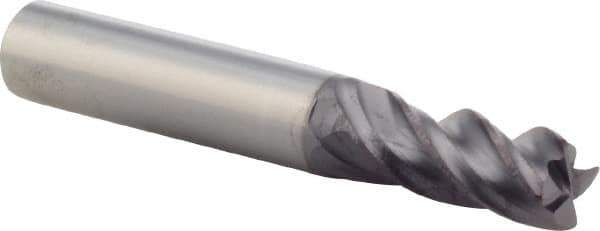 M.A. Ford - 11/32", 4 Flute, Single End, Solid Carbide, 0.015" Corner Radius End Mill - 2-1/2" OAL, 35/38° Helix, Right Hand Flute, 13/16" LOC, Right Hand Cut - USA Tool & Supply