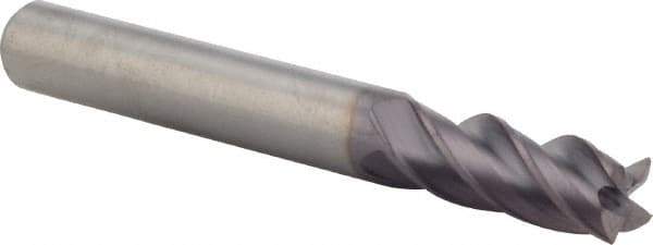 M.A. Ford - 5/16", 4 Flute, Single End, Solid Carbide, 0.015" Corner Radius End Mill - 2-1/2" OAL, 35/38° Helix, Right Hand Flute, 13/16" LOC, Right Hand Cut - USA Tool & Supply