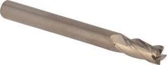 M.A. Ford - 5mm, 11mm LOC, 5mm Shank Diam, 51mm OAL, 4 Flute, Solid Carbide Square End Mill - Single End, Uncoated, 30° Helix, Centercutting, Right Hand Cut, Right Hand Flute, Series 163 - USA Tool & Supply