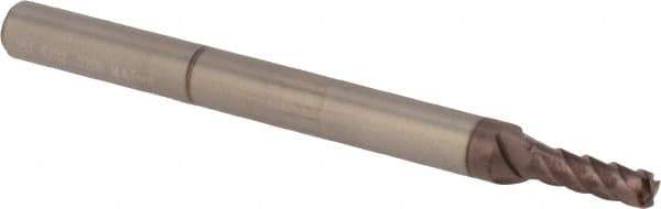 M.A. Ford - 5/32", 4 Flute, Single End, Solid Carbide, 0.02" Corner Radius End Mill - 3" OAL, 45° Helix, Right Hand Flute, 15/32" LOC, Right Hand Cut - USA Tool & Supply