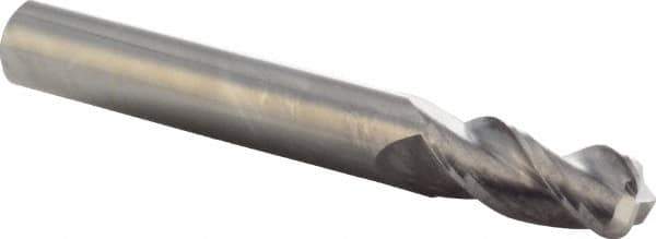 M.A. Ford - 8mm, 3 Flute, Single End, Solid Carbide, 2mm Corner Radius End Mill - 64mm OAL, 36° Helix, Right Hand Flute, 19mm LOC, Right Hand Cut - USA Tool & Supply