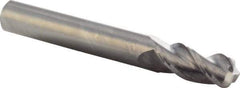 M.A. Ford - 8mm, 3 Flute, Single End, Solid Carbide, 2mm Corner Radius End Mill - 64mm OAL, 36° Helix, Right Hand Flute, 19mm LOC, Right Hand Cut - USA Tool & Supply