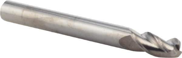 M.A. Ford - 6mm, 3 Flute, Single End, Solid Carbide, 2mm Corner Radius End Mill - 58mm OAL, 36° Helix, Right Hand Flute, 13mm LOC, Right Hand Cut - USA Tool & Supply