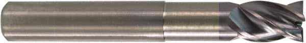 M.A. Ford - 10mm, 24mm LOC, 16mm Shank Diam, 98mm OAL, 4 Flute, Solid Carbide Square End Mill - Single End, ALtima Finish, 35/38° Helix, Centercutting, Right Hand Cut, Right Hand Flute, Series 177S - USA Tool & Supply