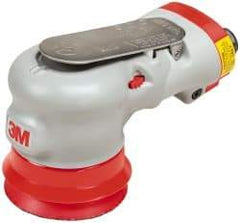 3M - 12,000 OPM, 17 CFM Air Consumption, 90 psi Air Pressure, Palm Air Orbital Sander - Round Pad, - USA Tool & Supply