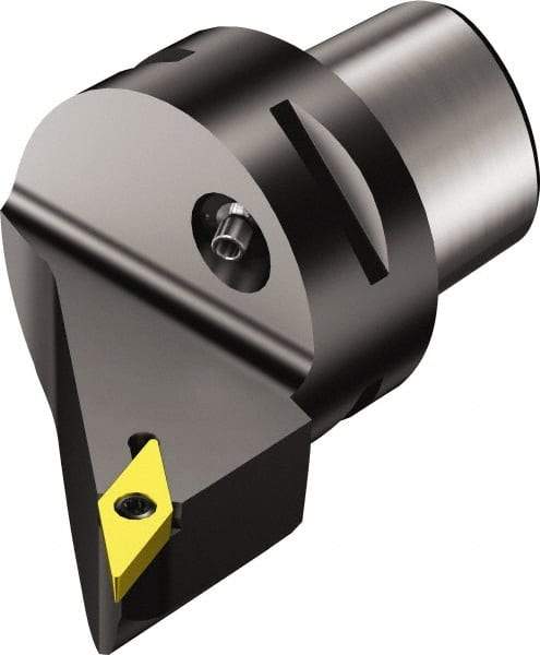 Sandvik Coromant - Left Hand Cut, Size C5, VBMT 16 04 08 & VBMT 332 Insert Compatiblity, Internal Modular Turning & Profiling Cutting Unit Head - 35mm Ctr to Cutting Edge, Through Coolant, Series CoroTurn 107 - USA Tool & Supply