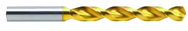 16 Dia. - Cobalt Parabolic Jobber Drill-130° Point-TiN - USA Tool & Supply