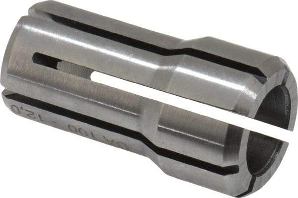 Parlec - 0.4724 Inch, Series DA100 Double Angle Collet - 1-7/16 Inch Overall Length, 0.769 Inch Overall Diameter - Exact Industrial Supply
