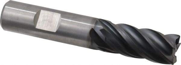 Kennametal - 5/8", 5 Flute, Solid Carbide, 0.03" Corner Radius End Mill - 3-1/2" OAL, 1-1/4" LOC - USA Tool & Supply