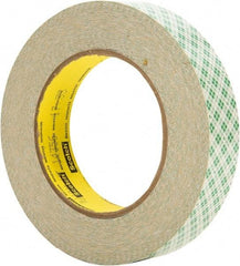 3M - 36 Yd Rubber Adhesive Double Sided Tape - 5 mil Thick, Paper Liner - USA Tool & Supply