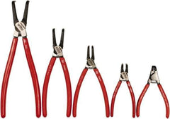 Wiha - 5 Piece Retaining Ring Plier Set - Comes in Box - USA Tool & Supply