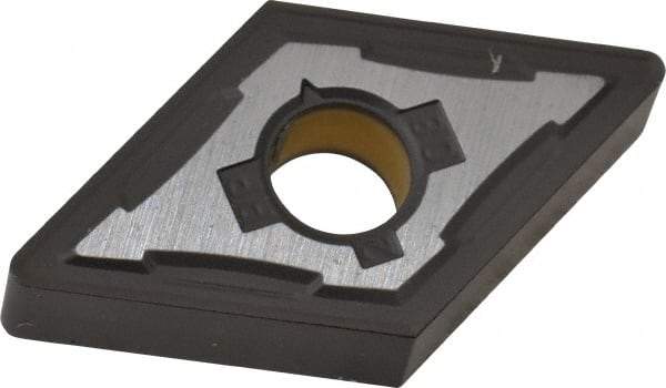 Kennametal - DNMG432 RP Grade KCP10 Carbide Turning Insert - TiCN/Al2O3 Finish, 55° Diamond, 1/2" Inscr Circle, 3/16" Thick, 1/32" Corner Radius - USA Tool & Supply