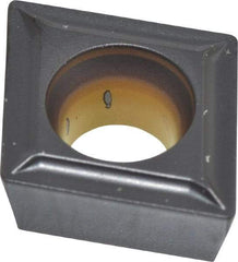 Kennametal - CPMT32.51 LF Grade KCP25 Carbide Turning Insert - TiCN/Al2O3 Finish, 80° Diamond, 3/8" Inscr Circle, 5/32" Thick, 1/64" Corner Radius - USA Tool & Supply