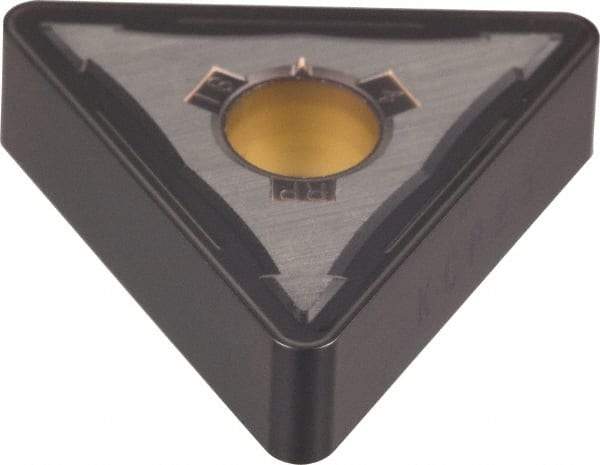 Kennametal - TNMG544 RN Grade KCP10 Carbide Turning Insert - TiCN/Al2O3 Finish, 60° Triangle, 5/8" Inscr Circle, 1/4" Thick, 1/16" Corner Radius - USA Tool & Supply