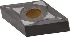 Kennametal - DNMG432 MN Grade KCP40 Carbide Turning Insert - TiN/TiCN/Al2O3 Finish, 55° Diamond, 1/2" Inscr Circle, 3/16" Thick, 1/32" Corner Radius - USA Tool & Supply
