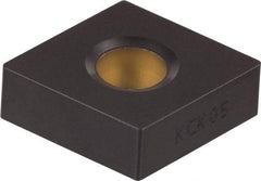 Kennametal - CNMA644 Grade KCK20 Carbide Turning Insert - TiCN/Al2O3 Finish, 80° Diamond, 3/4" Inscr Circle, 1/4" Thick, 1/16" Corner Radius - USA Tool & Supply