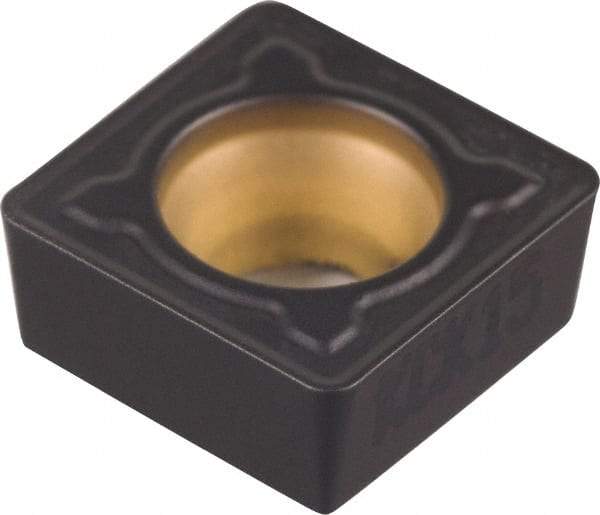Kennametal - SCMT32.52 MF Grade KCP10 Carbide Turning Insert - TiCN/Al2O3 Finish, 90° Square, 3/8" Inscr Circle, 5/32" Thick, 1/32" Corner Radius - USA Tool & Supply