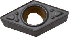 Kennametal - DPMT32.52 MF Grade KCP25 Carbide Turning Insert - TiCN/Al2O3 Finish, 55° Diamond, 3/8" Inscr Circle, 5/32" Thick, 1/32" Corner Radius - USA Tool & Supply