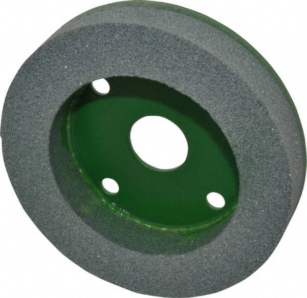 Camel Grinding Wheels - 6" Diam, 1-1/4" Hole Size, 1" Overall Thickness, 60 Grit, Type 50 Tool & Cutter Grinding Wheel - Medium Grade, Silicon Carbide, I Hardness, Vitrified Bond, 3,450 RPM - USA Tool & Supply