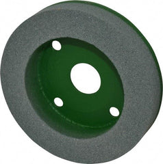 Camel Grinding Wheels - 6" Diam, 1-1/4" Hole Size, 1" Overall Thickness, 80 Grit, Type 50 Tool & Cutter Grinding Wheel - Medium Grade, Silicon Carbide, I Hardness, Vitrified Bond, 3,450 RPM - USA Tool & Supply