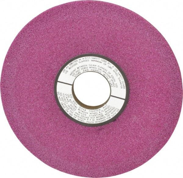 Grier Abrasives - 6" Diam, 1-1/4" Hole Size, 1/2" Overall Thickness, 60 Grit, Type 12 Tool & Cutter Grinding Wheel - Medium Grade, Aluminum Oxide, J Hardness, Vitrified Bond, 4,138 RPM - USA Tool & Supply