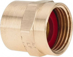 ANDERSON METALS - 3/4 FGHT & 3/4 FPT Garden Hose Female x FIP - Lead Free Brass, Female Hose to Female Pipe Connector - USA Tool & Supply