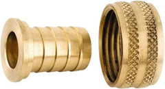 ANDERSON METALS - 3/4 GHT Garden Hose Barb x Female Swivel - Lead Free Brass, Female Hose to Barb Connector - USA Tool & Supply