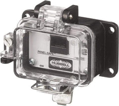 Hubbell Wiring Device-Kellems - 1 Port, Ethernet, Clear Data Port Receptacle - 3.2 Inch Long x 1.58 Inch Deep x 3.15 Inch Wide, Aluminum, Surface Mount, Gray - USA Tool & Supply