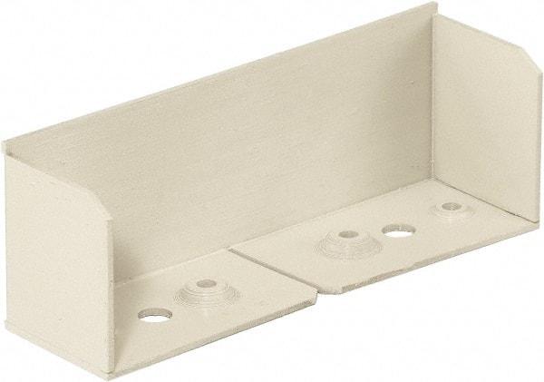 Hubbell Wiring Device-Kellems - 4.59 Inch Long x 1.31 Inch Wide x 1.64 Inch High, Rectangular Raceway Fitting - Ivory, For Use with HBL4750 Series Raceways - USA Tool & Supply